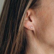 Stud Earrings 8x11 mm - Silver 925 x2