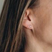 Stud Earrings 8x11 mm - Silver 925 x2
