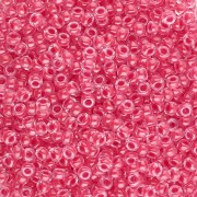 Miyuki 11/0 Seed beads 226 - Dark Coral Lined Crystal x8g