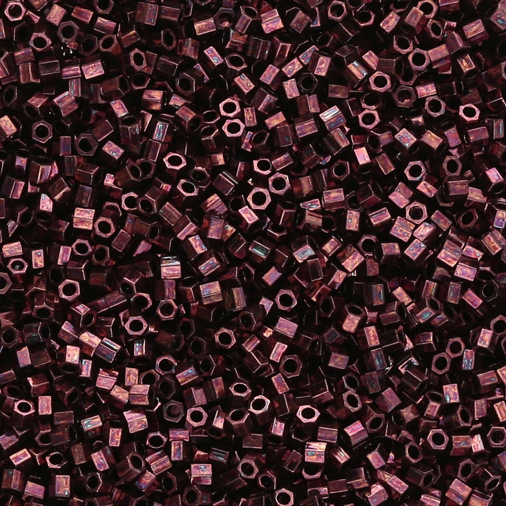 miyuki Miyuki Delica 8/0 DBL0012 - Dark Raspberry Metallic x8g - Perles & Co