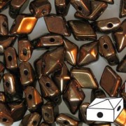 Diamonduo 2-hole 5x8mm Dark Bronze x10g|raw }}