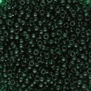 Miyuki 11/0 Seed beads 155 - Transparent Dark Emerald x8g|raw }}