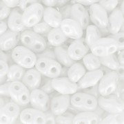 MiniDuo 2x4mm Pastel White x10g