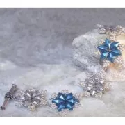 Diamonduo 2-hole 5x8mm Crystal Valentinit x10g