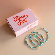 My DIY jewelry - Miyuki seed bead bracelet kit with fish bead