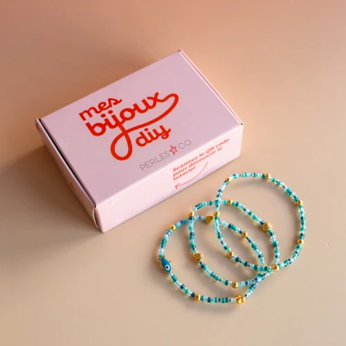 My DIY jewelry - Miyuki seed bead bracelet kit with fish bead
