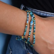 My DIY jewelry - Miyuki seed bead bracelet kit with fish bead