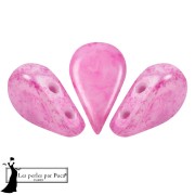 Amos® Glass Beads by Puca® 5x8 mm - Pink Mishmash x10g