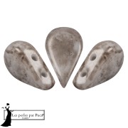 Amos® Glass Beads by Puca® 5x8 mm - Taupe Mishmash x10g
