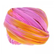 silk twill Shibori Pink Sunset x10cm