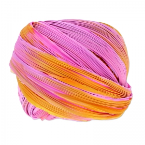 silk twill Shibori Pink Sunset x10cm