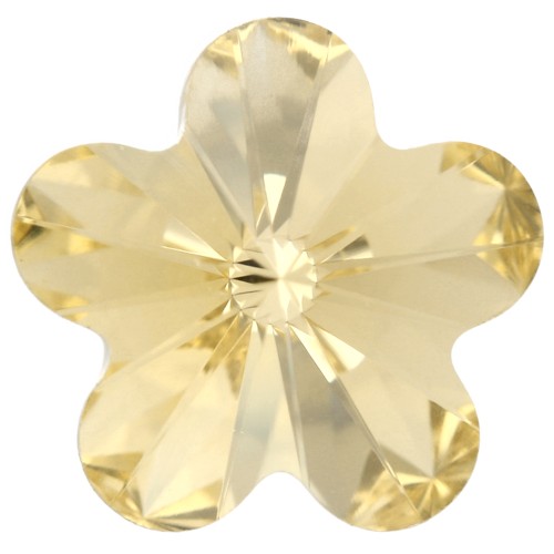 PureCrystal Flower Cabochon 4744 10 mm - Reinvented Dark Jonquil x1