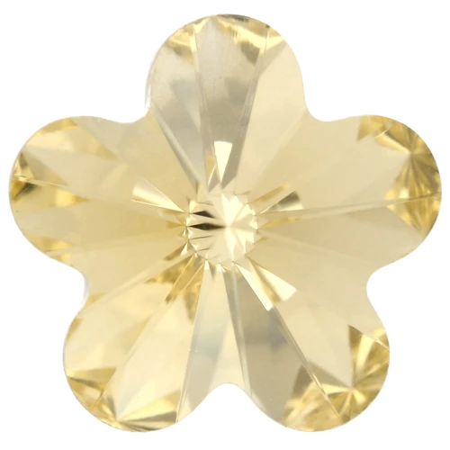 PureCrystal Flower Cabochon 4744 10 mm - Reinvented Dark Jonquil x1