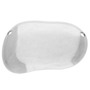 Irregular-shaped spacer pendant, 30x45 mm - 304 stainless steel x1