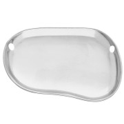 Irregular-shaped spacer pendant, 30x45 mm - 304 stainless steel x1