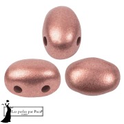 Crystal - Samos® Glass Beads by Puca® 5x7 mm - Light Rose Bronze x10g Samos® Glass Beads by Puca® 5x7 mm - Light Rose Bronze x10g