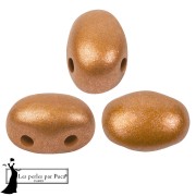 Samos® Glass Beads by Puca® 5x7 mm - Orange Bronze x10g