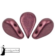 Crystal - Amos® Glass Beads by Puca® 5x8 mm - Light Plum Bronze x10g Amos® Glass Beads by Puca® 5x8 mm - Light Plum Bronze x10g