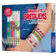 Brazilian Bracelets Special Supporters Set 15 skeins & alphabet beads