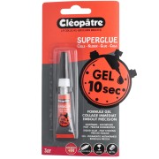 Cleopatra Glue - Super Glue Gel with Precision Tip - Clear, 3 g