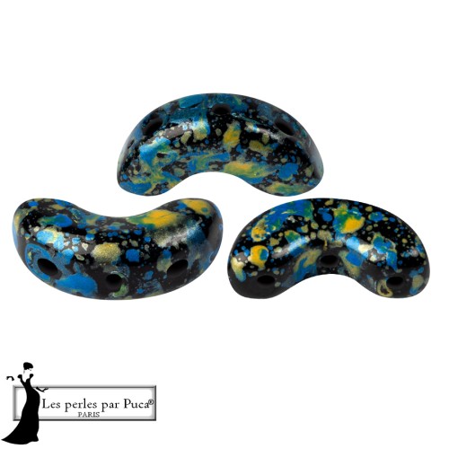 Arcos® by Puca® 5x10 mm - Enamel Blue Yellow x10g