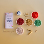 My DIY Jewelry - Floral Cuff Bracelet Kit: Woven on a Loom