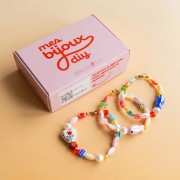 Mes bijoux DIY - Colorful ceramic bead bracelet kit|raw }}