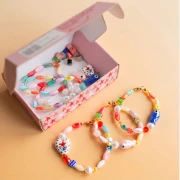 Mes bijoux DIY - Colorful ceramic bead bracelet kit