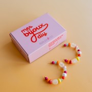 Mes bijoux DIY - Earrings kit with mix of colored beads