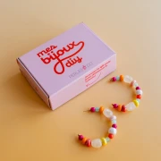 Mes bijoux DIY - Earrings kit with mix of colored beads