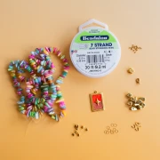 Mes bijoux DIY - Necklace kit with tinted shell beads