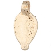 18x9 mm teardrop charm - Light Gold x1