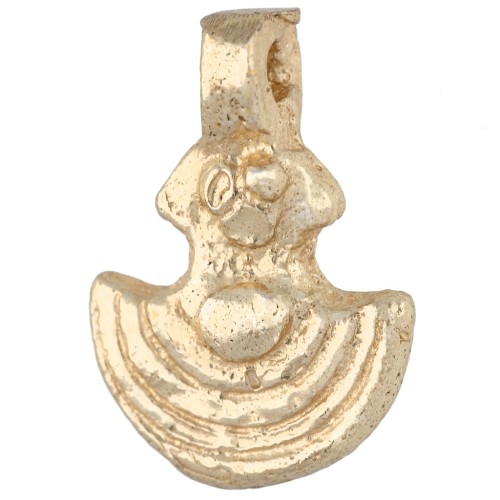 Ethnic Anchor Charm, 16.5 x 12 mm - Light Gold x1