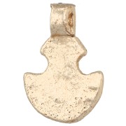 Ethnic Anchor Charm, 16.5 x 12 mm - Light Gold x1