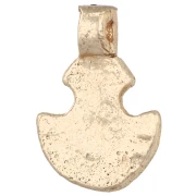 Ethnic Anchor Charm, 16.5 x 12 mm - Light Gold x1