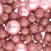 Assortment of Bohemian Beads - Salmon Mix, 50 g