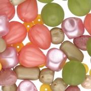 Assortment of Bohemian Beads - Mix Spring x50g