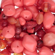 Coral - Assortment of Bohemian Beads - Coral Mix x50g Assortment of Bohemian Beads - Coral Mix x50g