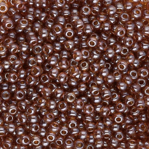 Preciosa 11/0 2 mm Seed Beads - Dark Topaz Sfinx x20g