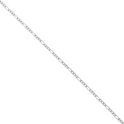 Alternating Figaro Chain (1x3) 2.4 mm - 316L Stainless Steel x 50 cm
