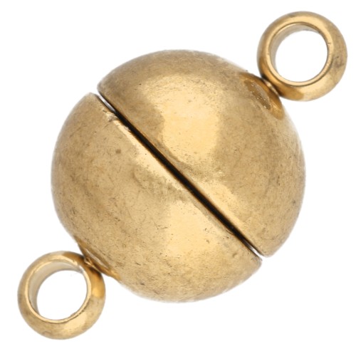 8 mm Magnetic Ball Clasp - Gold-Plated 303 Stainless Steel x1