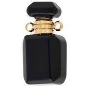 Onyx - 20x10 mm Gemstone Pendant Perfume Bottle - Black Onyx x1 20x10 mm Gemstone Pendant Perfume Bottle - Black Onyx x1