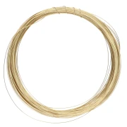 0.31 mm brass wire for jewelry making - Unfinished brass x 20 m