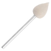 Felt grinding wheel, flame shape - semi-hard - 14x9 mm x1