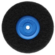 Abrasive deburring disc with medium grit, 85 x 16 mm, x1