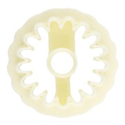 20 mm daisy-shaped bead cutter by Perles and Co - Pale Yellow x1|raw }}