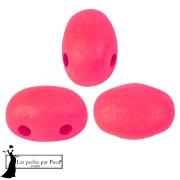 Opaque White - Samos® Glass Beads by Puca® 5x7 mm - Neon Cherry Red x10g Samos® Glass Beads by Puca® 5x7 mm - Neon Cherry Red x10g