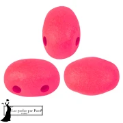 Samos® Glass Beads by Puca® 5x7 mm - Neon Cherry Red x10g