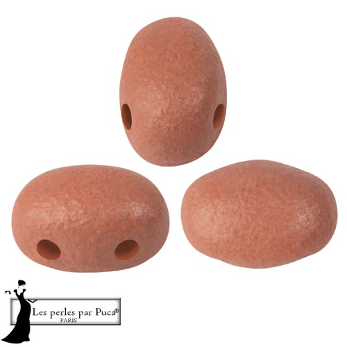 Samos® Glass Beads by Puca® 5x7 mm - Neon Chocolate x10g