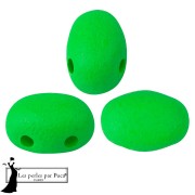Opaque White - Samos® Glass Beads by Puca® 5x7 mm - Neon Green x10g Samos® Glass Beads by Puca® 5x7 mm - Neon Green x10g